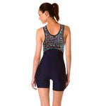 One Piece Swimsuit with Endek pattern