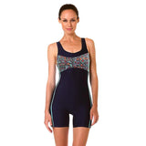 One Piece Swimsuit with Flaminggo pattern