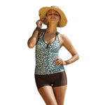 Splash Pattern Tankini Two Piece