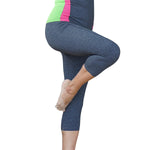 Grey Women Gym Workout Yoga Pants
