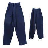 Mens Casual Baggy Yoga Pants Black