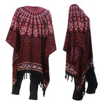 Batwing Red Blouse Summer Beach