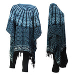 Batwing Blue Blouse Summer Beach
