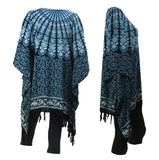 Batwing Blue Blouse Summer Beach