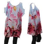 Orange Blouse Summer Tunic