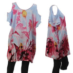 Black Blouse Summer Tunic