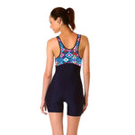 One Piece Swimsuit with Flaminggo pattern