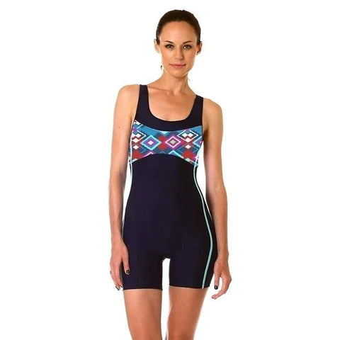 One Piece Swimsuit with Endek pattern