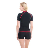 Women Black Rash Vest