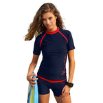 Women Black Rash Vest