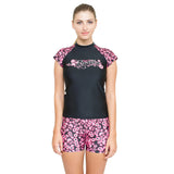 Black Two Piece Swimsuits Floral