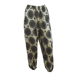 Alladin Ladies Red Pants With Yellow floral
