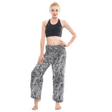Harem Ladies Pants With Etnic Pattern