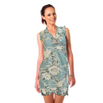 Dress Summer Cream with pattern