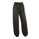Alladin Ladies Yellow Pants With Circular pattern