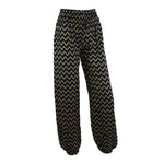 Alladin Ladies Red Pants With Yellow floral