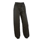 Alladin Ladies Red Pants With Yellow floral
