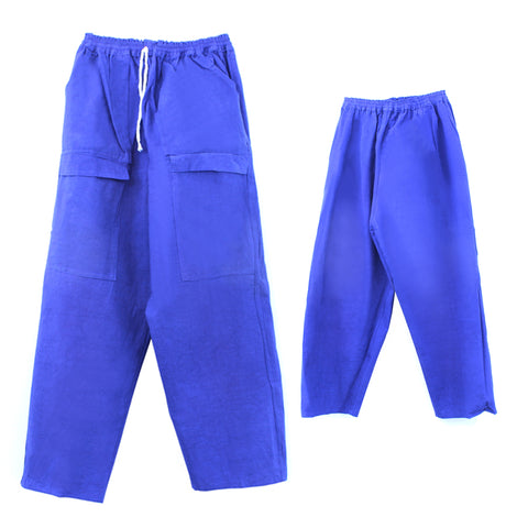 Mens Casual Baggy Yoga Pants Turquise Blue
