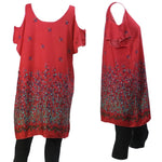 Orange Blouse Summer Tunic