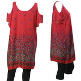 Orange Blouse Summer Tunic