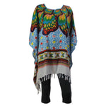 Batwing Red Blouse Summer Beach