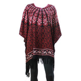 Batwing Black and Red Blouse Summer Beach