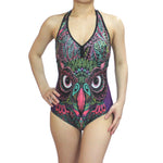 One Piece Swimsuit With Dots pattern